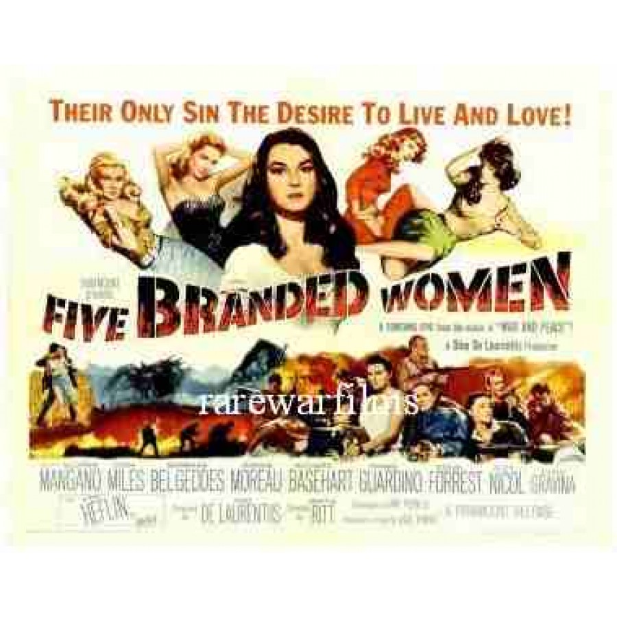 FIVE BRANDED WOMEN  1960
